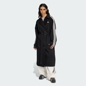 Adidas Black Trench Coat